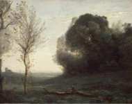 Corot Jean-Baptiste Camille Morning  - Hermitage